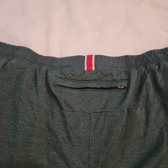 Tracksmith Huckberry Athletic Short Lined LRG Green Running Gym Gorp Performance - Picture 8 of 8